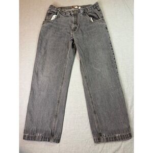 Haband Tailgater Jeans Mens 36M Gray Straight Leg Relaxed Fit Denim GUC